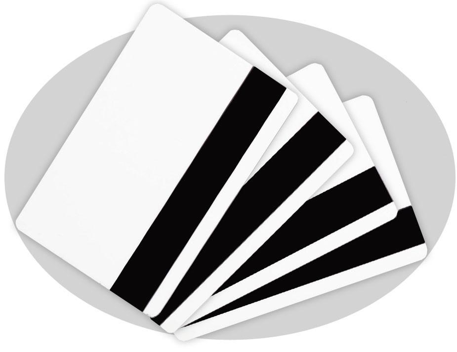 White Plastic Cards