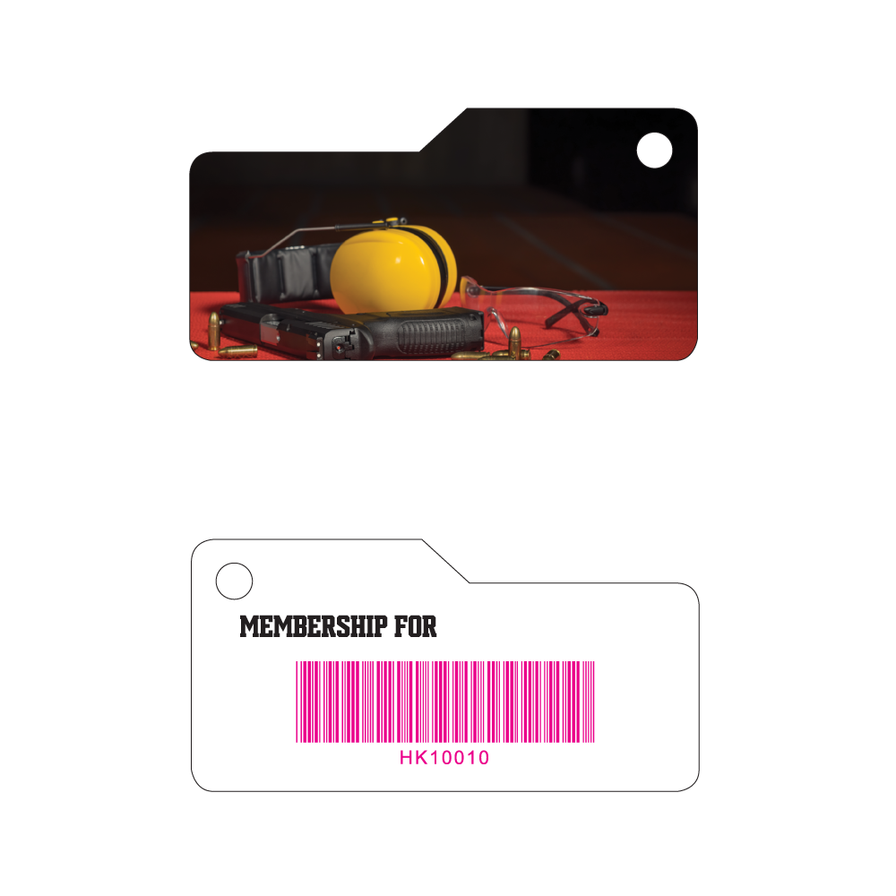 Shooting Range Key Tag